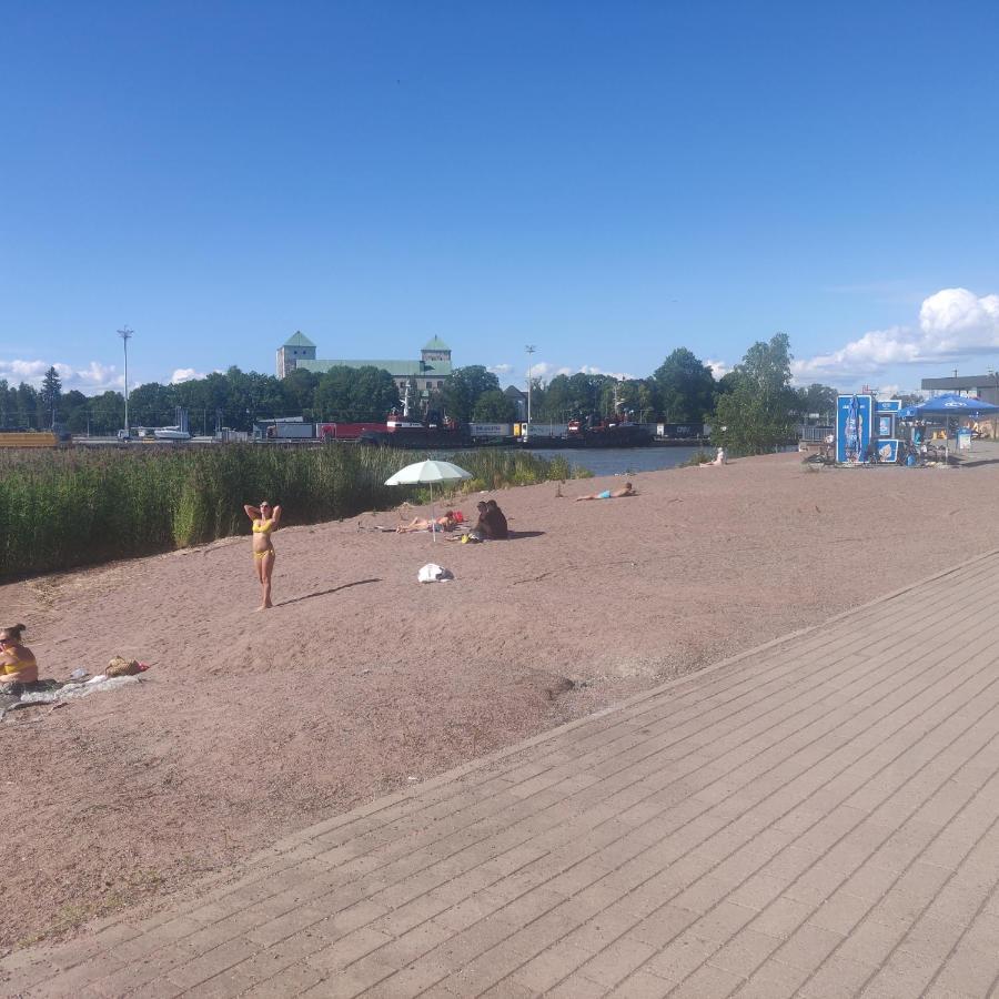 Riverside Lux With 2 Bedrooms, Car Park Garage And Sauna Turku Exterior foto